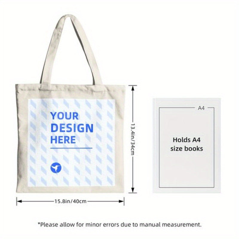 Special Cute Coffee Print Tote Bag White Shoulder Bag with Playful Fashion Festive Design