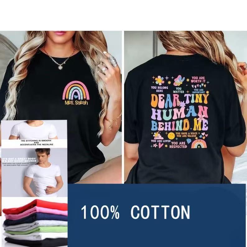 DIY 180g Women's Men's Pure Cotton t-shirt buy 2 get 3