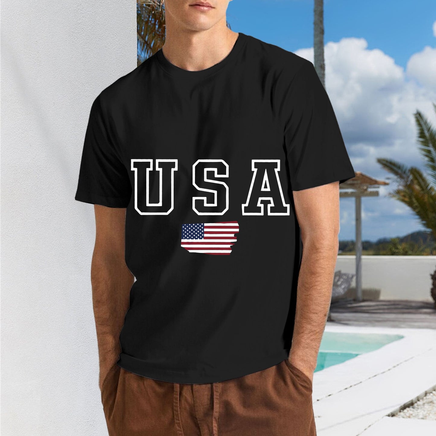 FA-006-093 Men's Fashion Cotton T-shirt