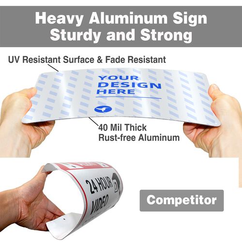 FindA Custom Aluminum Decorative Sign 8x12in (Horizontal)