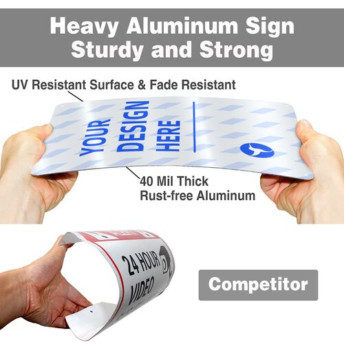 FindA Custom Aluminum Decorative Sign 8x12in (Vertical)