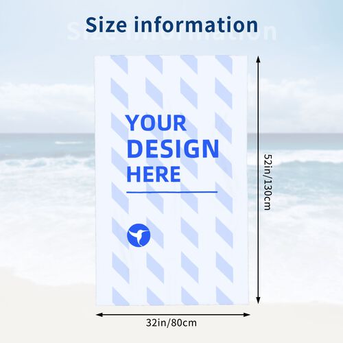 FindA Custom Microfiber Beach Towel - vertical