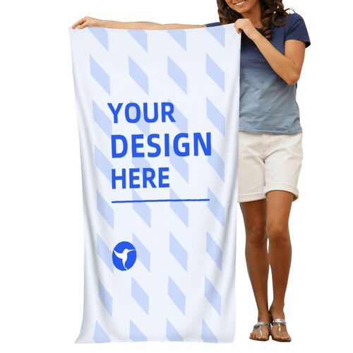 FindA Custom Microfiber Beach Towel - vertical