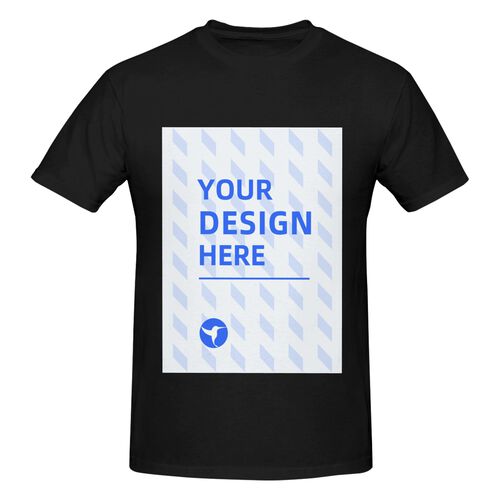 FindA Custom 180g Men's Cotton Round Neck Short Sleeve Heat Transfer T-Shirt