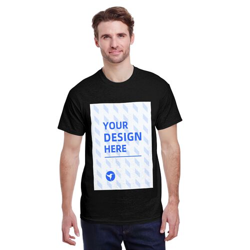FindA Custom 180g Men's Cotton Round Neck Short Sleeve Heat Transfer T-Shirt