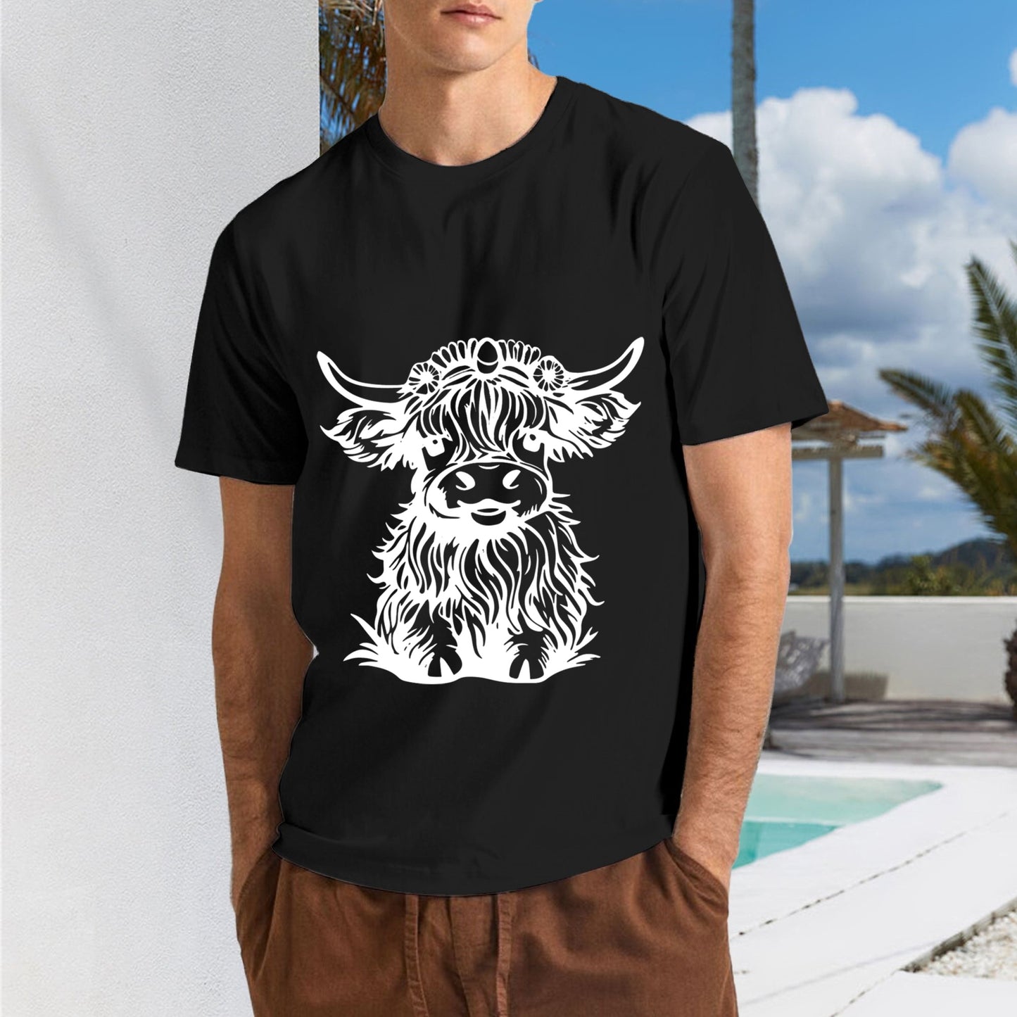 FA-006-093 Men's Fashion Cotton T-shirt
