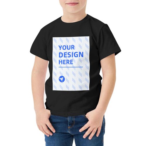 Sheinnest Custom 180g Children's Cotton Short-sleeved T-shirt-heat Transfer
