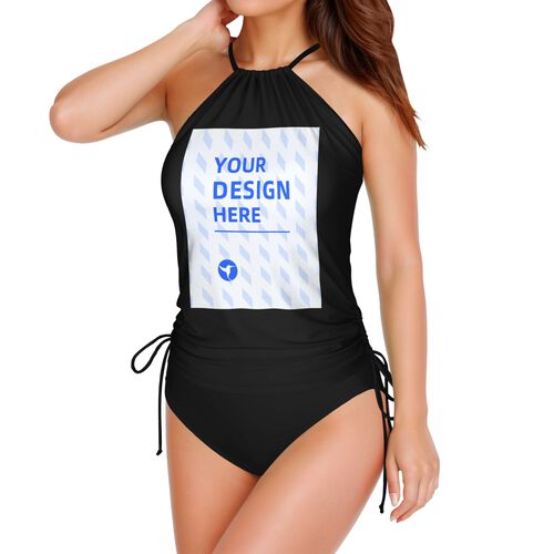 FindA Custom 200g Women's Two-Piece Swimsuit Set-Heat Transfer