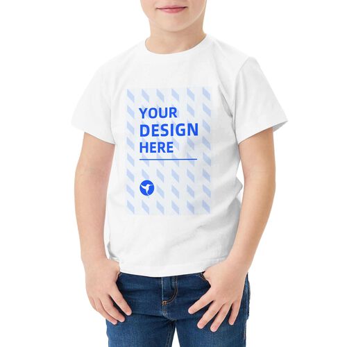 Sheinnest Custom 180g Children's Cotton Short-sleeved T-shirt-heat Transfer