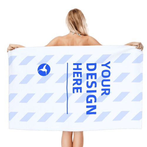 FindA Custom Microfiber Beach Towel - vertical