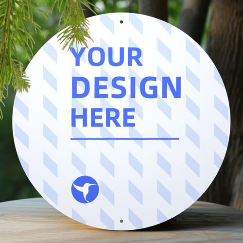 FindA Custom Round Aluminum Painting
