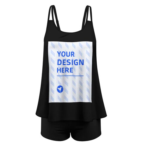 FindA Custom 200g Women's Sling Two-Piece Swimsuit Set-Heat Transfer